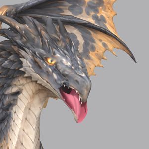 Heatfang: roar, three-quarter right