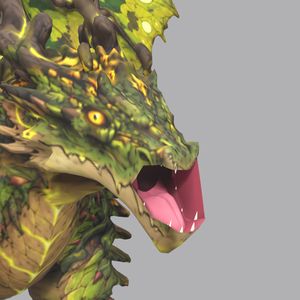 Toxibloom: roar, three-quarter right